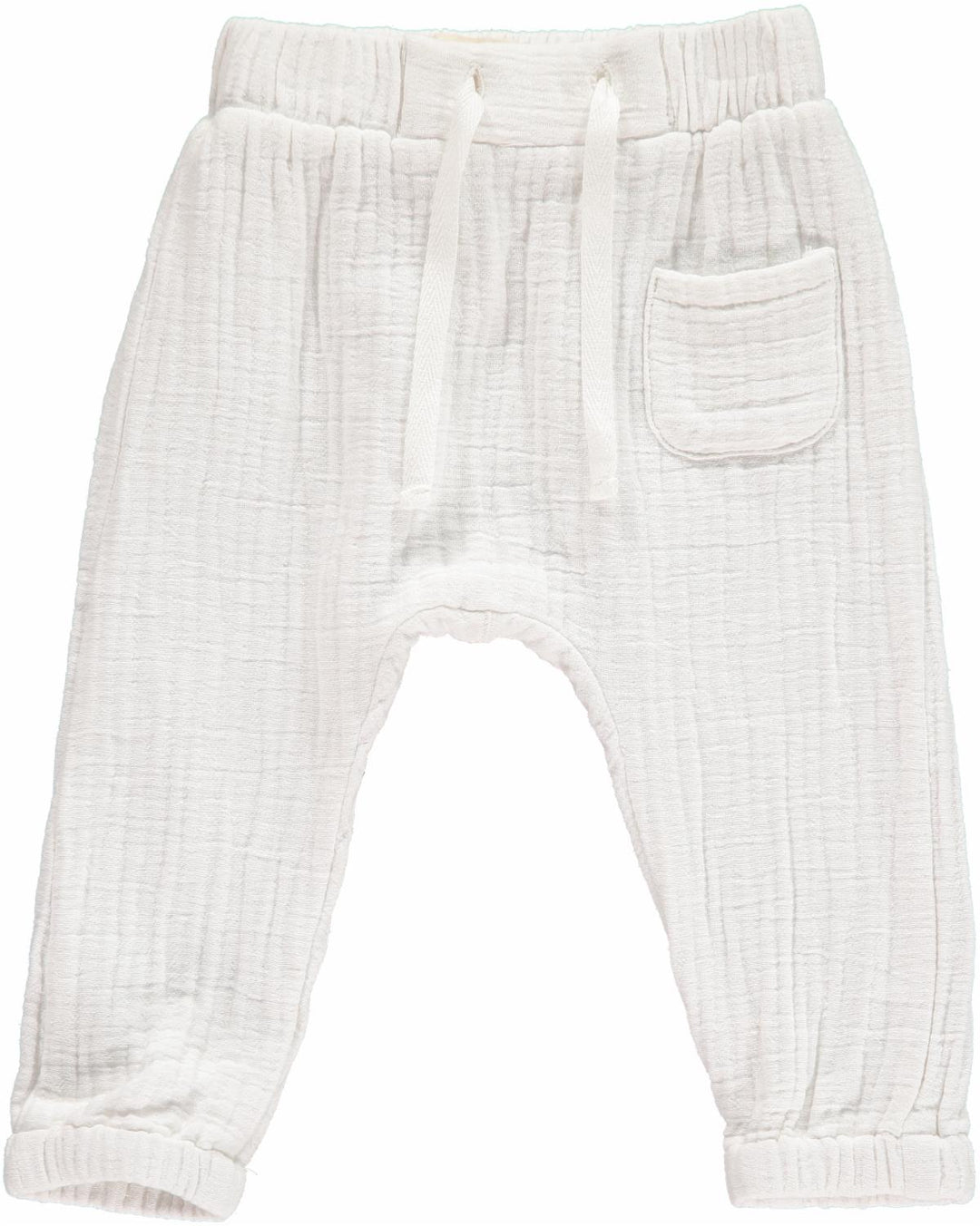 White Bosun Gauze Pants