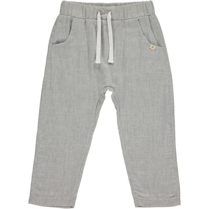 Grey Stripe Bosun Gauze Pants