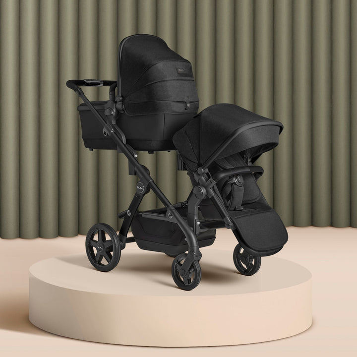 Silver Cross Wave Single-to-Double Stroller with Sustainable Fabrics