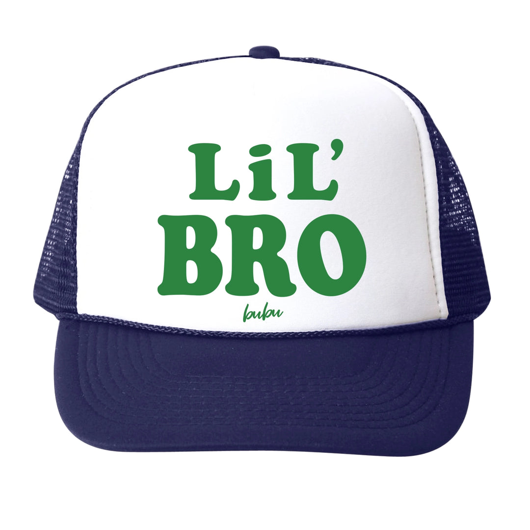 LIL BRO Navy Trucker Hat green