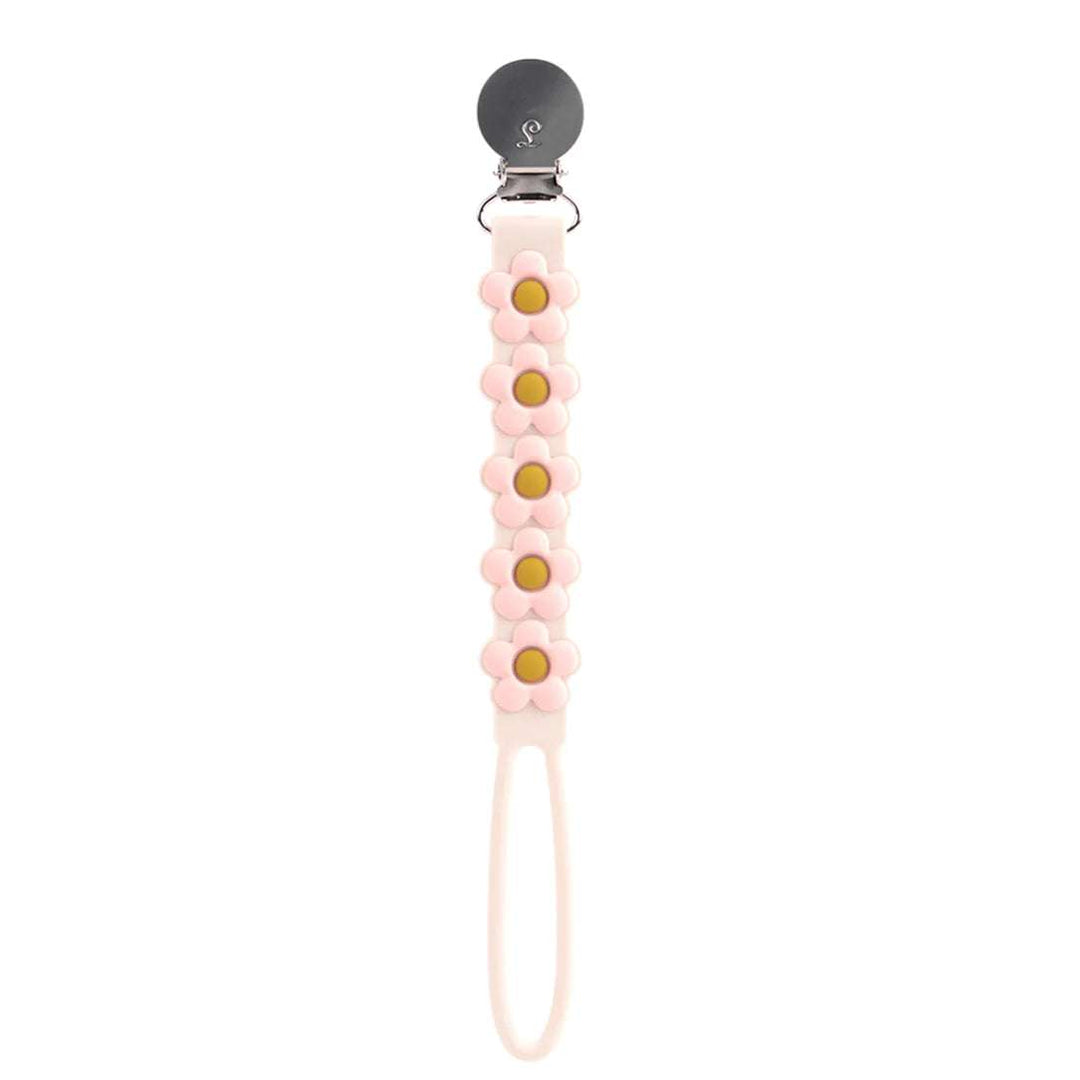 Beadless Pacifier Clip- Daisy Cream Loulou Lollipop    [variant_option4] [variant_option5] [variant_option6] [variant_option7] [variant_option8] [variant_option9] 1