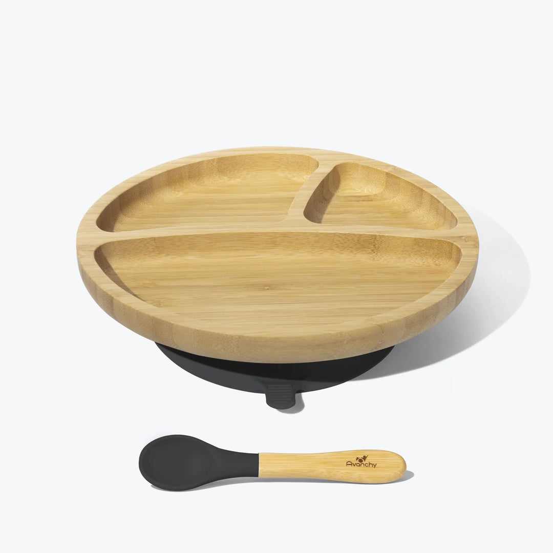 Bamboo Toddler Suction Plate + Spoon