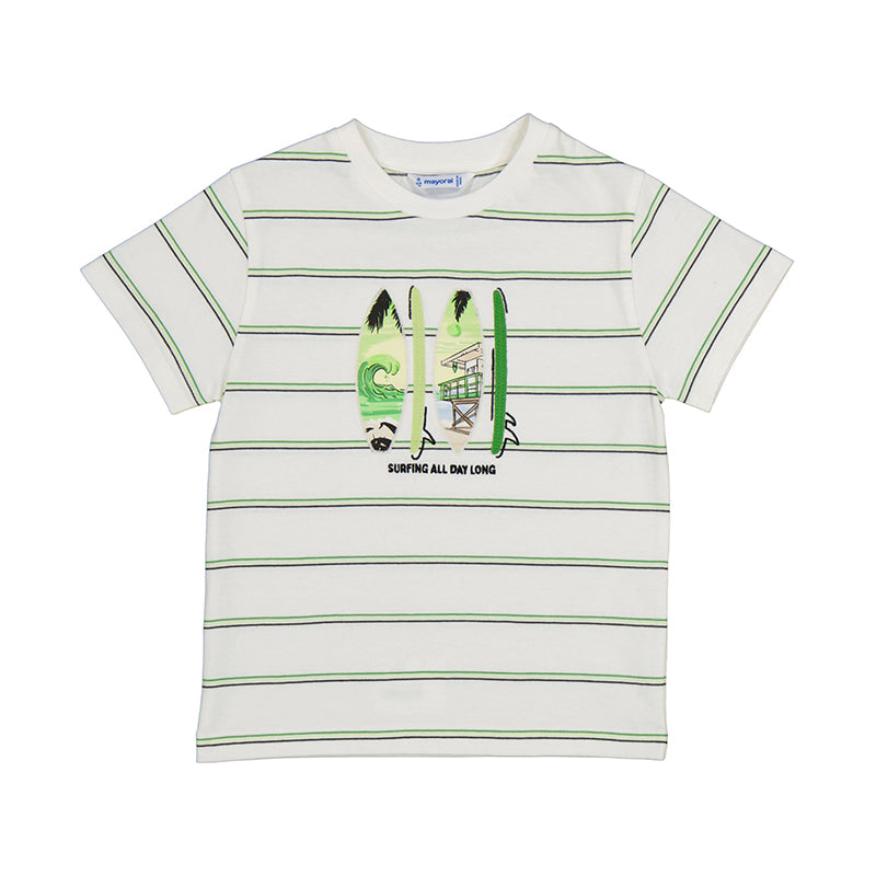 S/s striped Celery t-shirt 3017