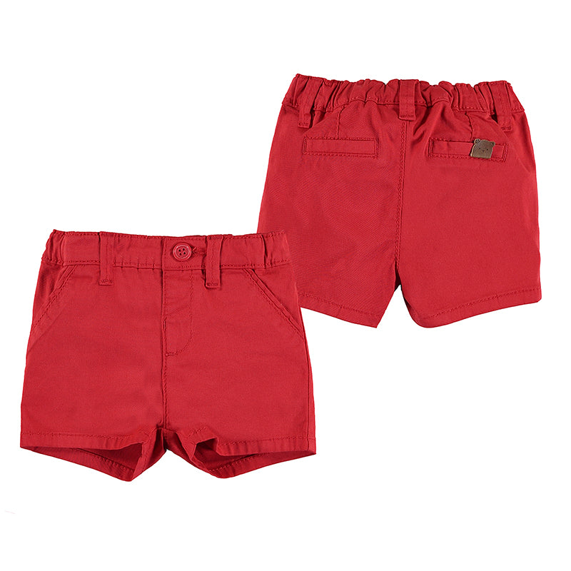 Red Twill Shorts 201