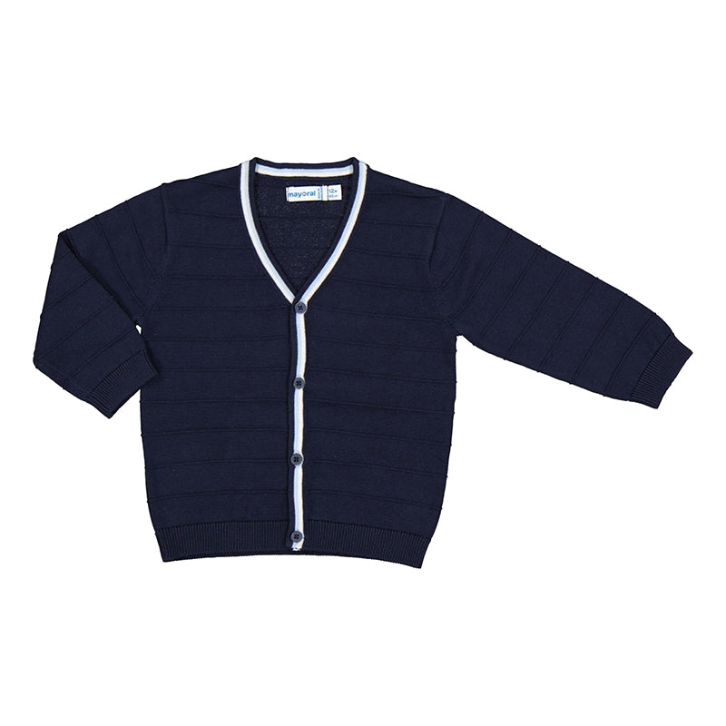 Knitted dressy cardigan Navy 1374