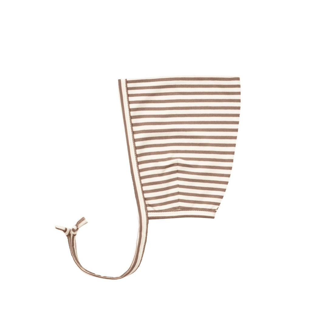 Pixie Bonnet Cocoa Stripe