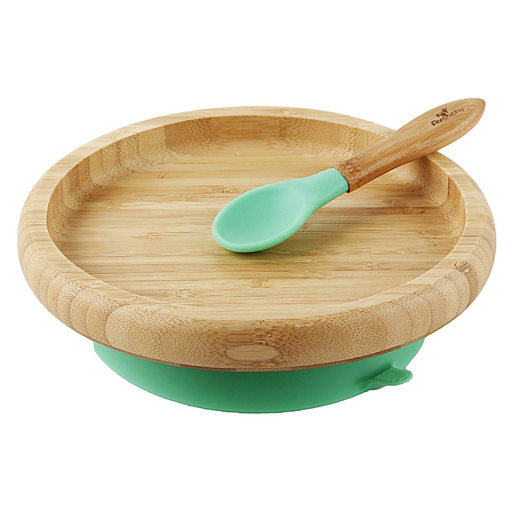 Avanchy  Bamboo Infant Spoons: Long handles for Parent-Led Feeding -  Avanchy Sustainable Baby Dishware