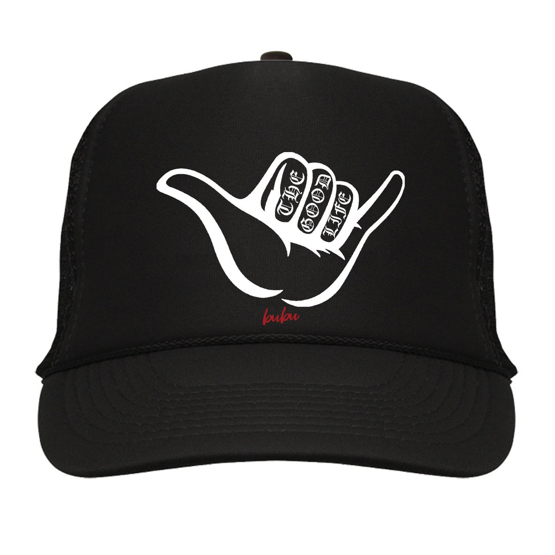 The Good Life Black Trucker hat