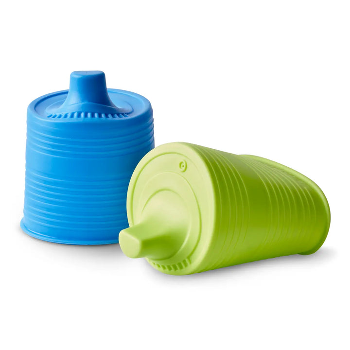 Silicone Lids with Sippy 2pk