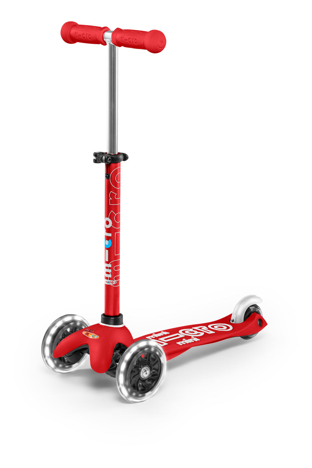 Mini Deluxe LED Scooter- Red