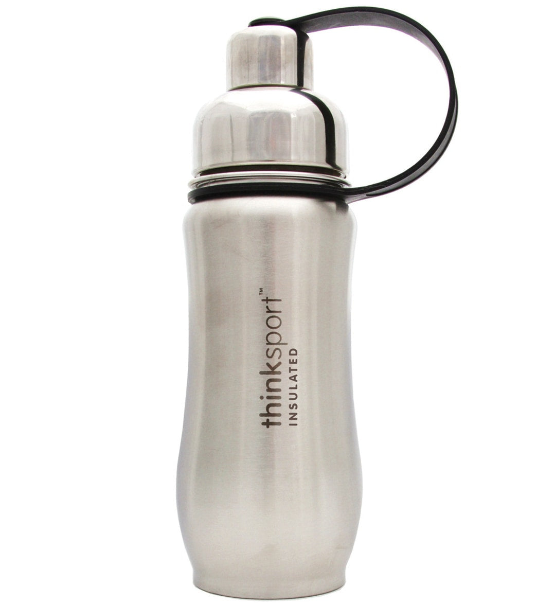 Thinksport Insulated Sports Bottle - 17oz (500ml) - Natural Silver